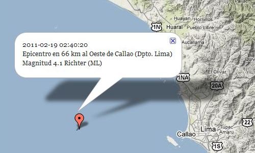 Sismo Lima 19022011