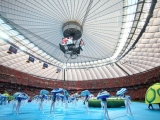 WARSAW, POLAND - JUNE 08: Dancers perform during the opening ceremony ahead of the UEFA EURO 2012 group A match between Poland and Greece at The National Stadium on June 8, 2012 in Warsaw, Poland.  (Photo by Michael Steele/Getty Images)